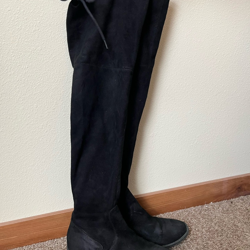 Black Over-the-Knee Women's Boots